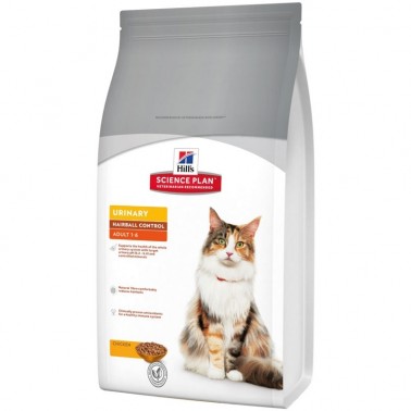 HILLS SCIENCE PLAN FELINE URINARY HAIRBALL CONTROL POLLO