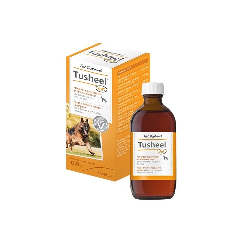 TUSHEEL JARABE 150 ML HEEL  HOMEOPATIA PARA PERROS