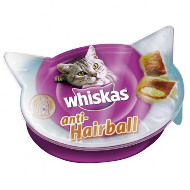 ANTI-HAIRBALL SNACKS WHISKAS 60 G