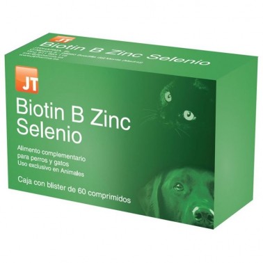 BIOTIN B ZINC SELENIO 60 COMPRIMIDOS JTPHARMA