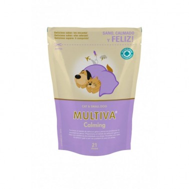 MULTIVA CALMING CAT & SMALL DOG 21 CHEWS VETNOVA