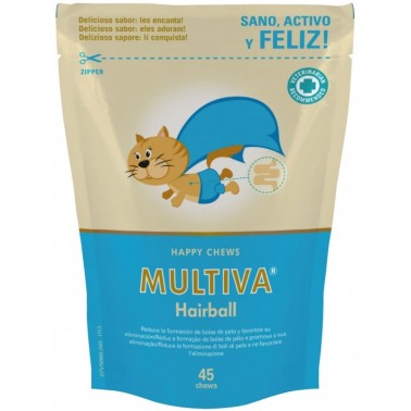 MULTIVA HAIRBALL 45 CHEWS VETNOVA