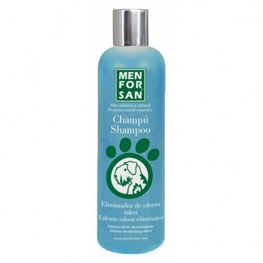 CHAMPÚ ELIMINADOR DE OLORES TALCO 300 ML MENFORSAN