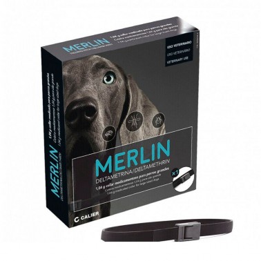 Merlin Collar Antiparasitario Calier 65 cm Pulga , garrapata y flebotomo