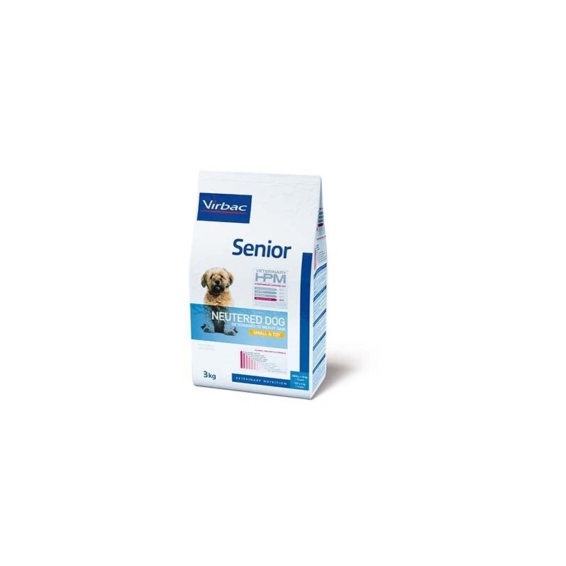 VETERINARY HPM DOG SENIOR NEUTERED SMALL TOY 3KG