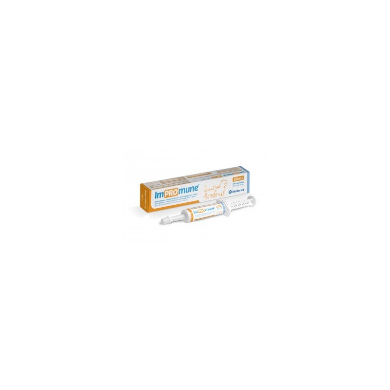 IMPROMUNE PASTA 30 ML BIOIBERICA  Inmunomodulador para perros y gatos, en pasta.