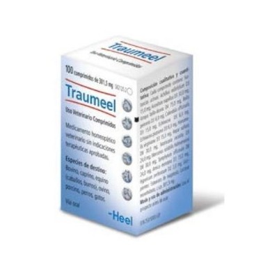 TRAUMEEL 100 COMPRIMIDOS Modulador de la Inflamación en Perros, Gatos y Caballos