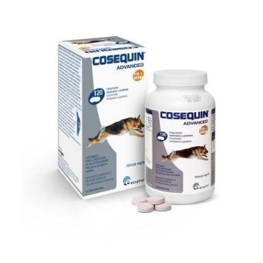 COSEQUIN ADVACED MSM HA  PERROS ECUPHAR  120 comprimidos