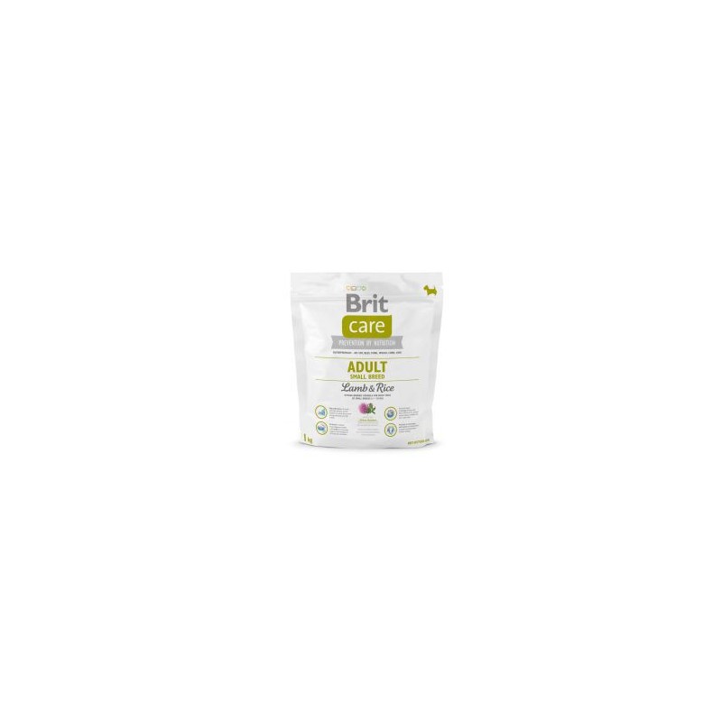 BRIT CARE PERRO ADULTO RAZA PEQUEÑA CON CORDERO Y ARROZ 1Kg