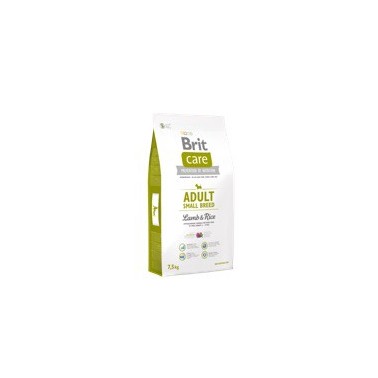 BRIT CARE PERRO ADULTO RAZA PEQUEÑA CON CORDERO Y ARROZ 7,5Kg