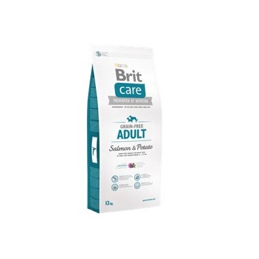 BRIT CARE GRAIN FREE PERRO ADULTO CON SALMÓN Y PATATA 12Kg