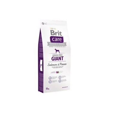 BRIT CARE GRAIN FREE PERRO ADULTO RAZA GIGANTE CON SALMÓN Y PATATA 12Kg