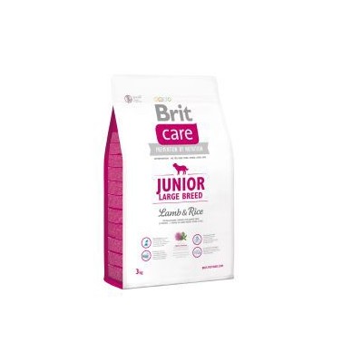 BRIT CARE PERRO JUNIOR RAZA GRANDE CON CORDERO Y ARROZ 3Kg