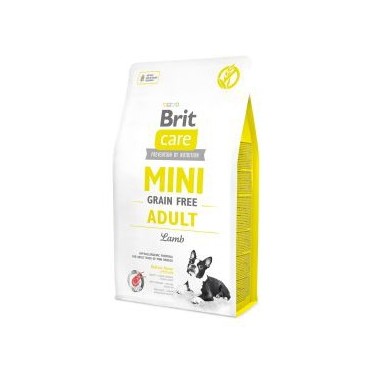 BRIT CARE GRAIN FREE MINI PERRO ADULTO RAZA MINIATURA CON CORDERO 2Kg