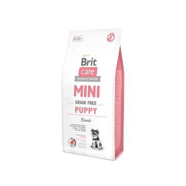 BRIT CARE GRAIN FREE MINI PERRO PUPPY RAZA MINIATURA CON CORDERO 7Kg
