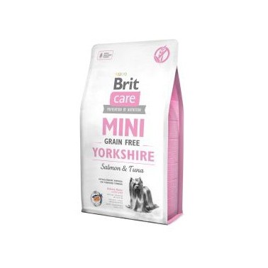 BRIT CARE GRAIN FREE MINI YORKSHIRE PERRO ADULTO CON SALMÓN Y ATÚN 2Kg