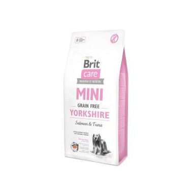 BRIT CARE GRAIN FREE MINI YORKSHIRE PERRO ADULTO CON SALMÓN Y ATÚN 7Kg