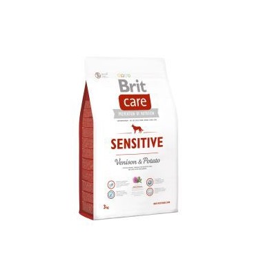 BRIT CARE SENSITIVE PERRO ADULTO CON VENADO Y PATATA 3Kg