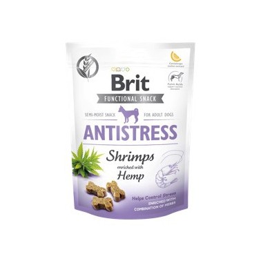 BRIT CARE SNACK ANTISTRESS PERRO ADULTO CON CAMARONES 150g