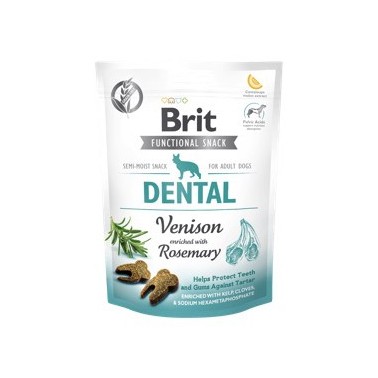 BRIT CARE SNACK DENTAL PERRO ADULTO CON VENADO DE 150g