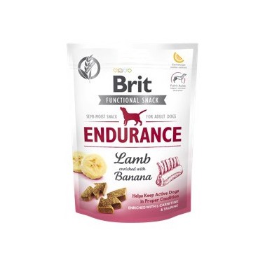 BRIT CARE SNACK ENDURANCE PERRO ADULTO CON CORDERO DE 150g