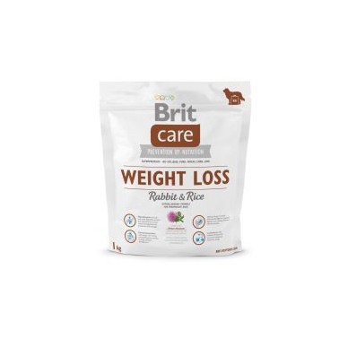 BRIT CARE WEIGHT LOSS PERRO ADULTO CON CONEJO Y ARROZ 1Kg