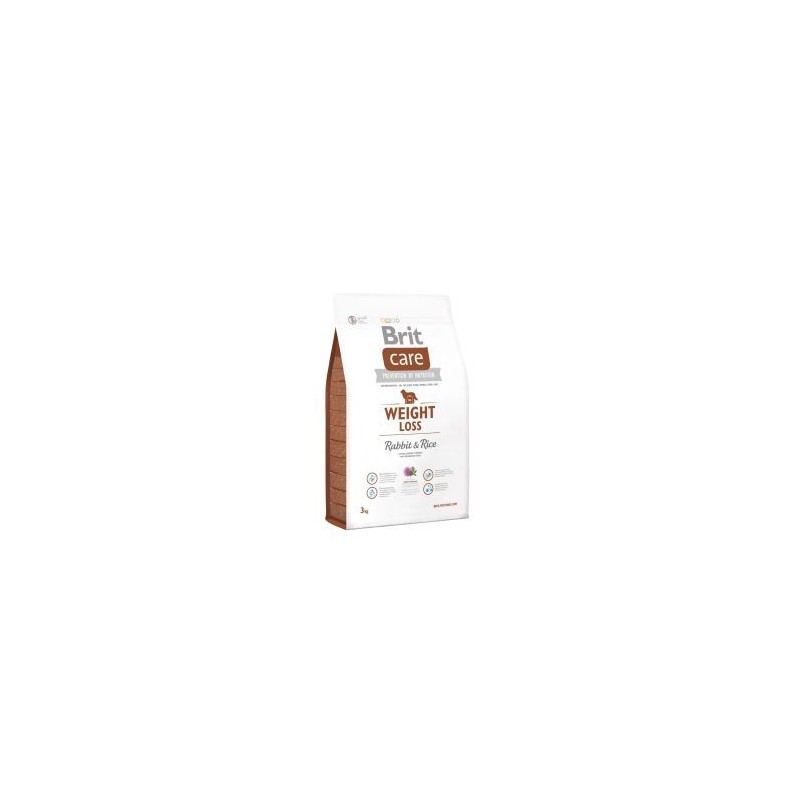 BRIT CARE WEIGHT LOSS PERRO ADULTO CON CONEJO Y ARROZ 3Kg