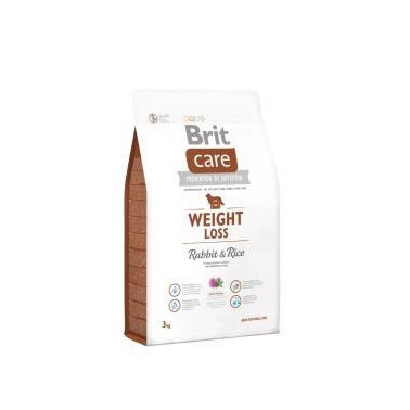 BRIT CARE WEIGHT LOSS PERRO ADULTO CON CONEJO Y ARROZ 3Kg