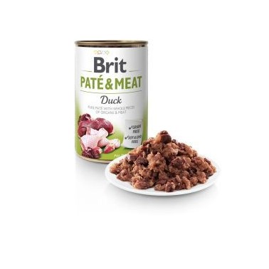 BRIT PATÉ & MEAT PERRO ADULTO CON PATO DE 400g