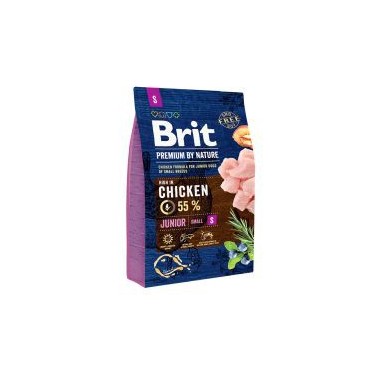 BRIT PREMIUM BY NATURE PERRO JUNIOR RAZA PEQUEÑA CON POLLO 3Kg