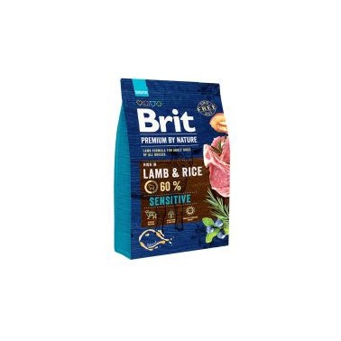 BRIT PREMIUM BY NATURE PERRO ADULTO SENSITIVE CORDERO 3Kg