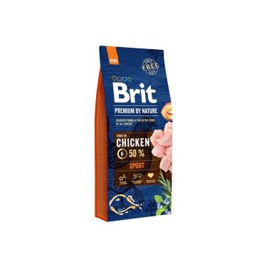 BRIT PREMIUM BY NATURE PERRO ADULTO SPORT 15Kg