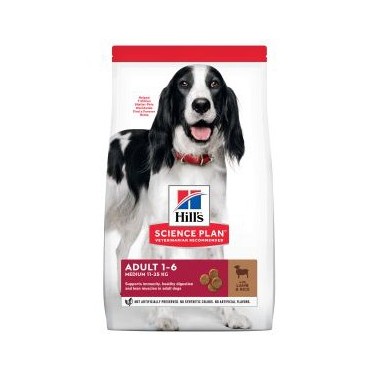 HILL'S SCIENCE PLAN PERRO ADULTO RAZAS MEDIANAS CON CORDERO 14kg