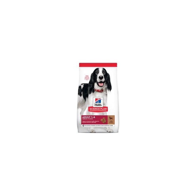HILL'S SCIENCE PLAN PERRO ADULTO RAZAS MEDIANAS CON CORDERO 14kg