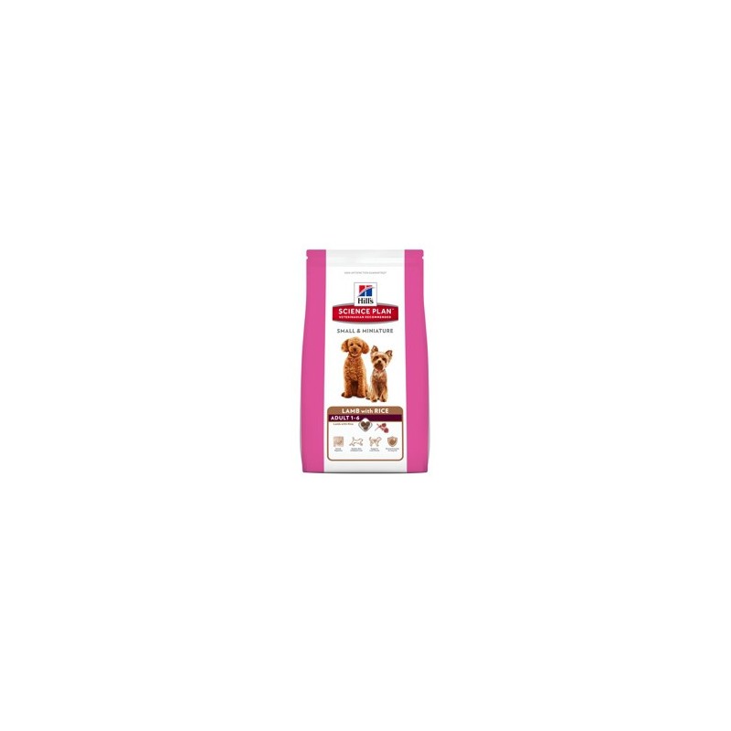 HILL'S SCIENCE PLAN PERRO ADULTO RAZAS MINI Y PEQUEÑAS CON CORDERO 1,5kg