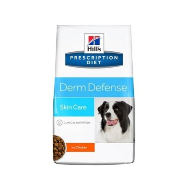 HILL'S PRESCRIPTION DIET PERRO ADULTO DERM DEFENSE CON POLLO 12kg