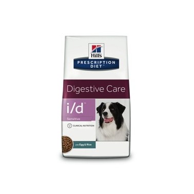 HILL'S PRESCRIPTION DIET PERRO ADULTO I/D DIGESTIVE CARE SENSITIVE CON HUEVO 12kg