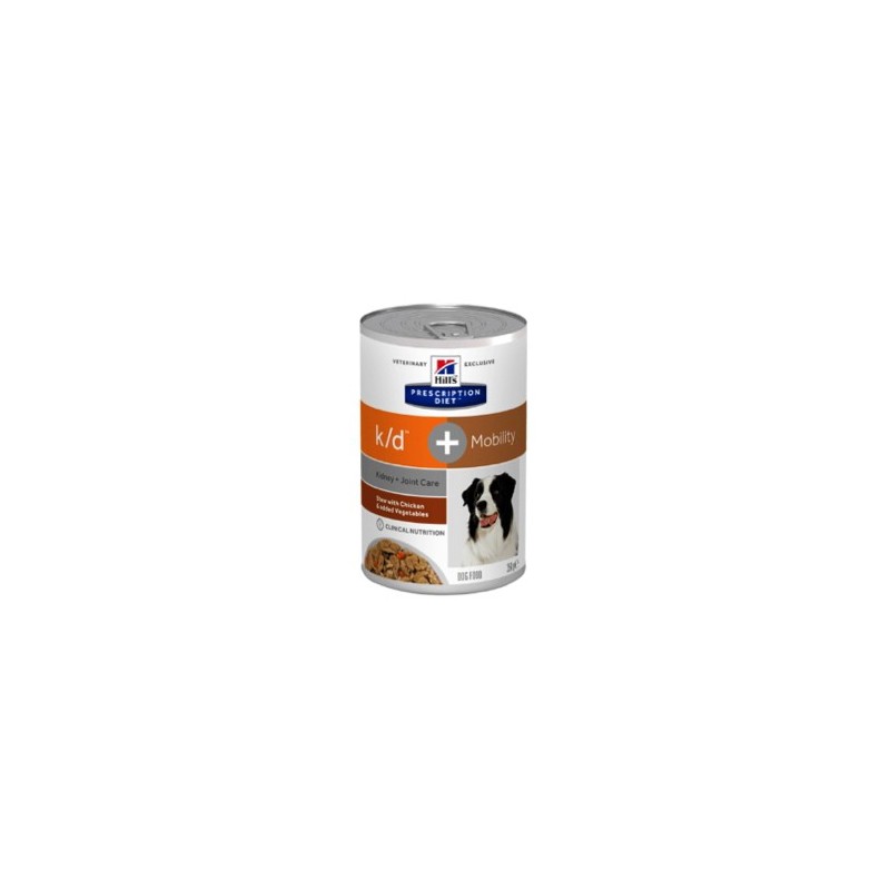 HILL'S PRESCRIPTION DIET PERRO ADULTO K/D MOBILITY ESTOFADO (STEW) LATA DE 354g