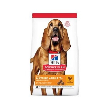 HILL'S SCIENCE PLAN PERRO MATURE LIGHT CON POLLO 14kg