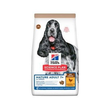 HILL'S SCIENCE PLAN PERRO MATURE NO GRAIN CON POLLO 2,5Kg