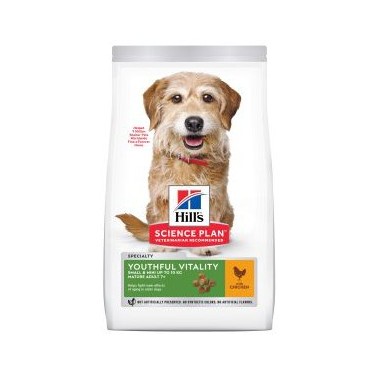 HILL'S SCIENCE PLAN PERRO ADULTO MATIRE SENIOR VITALITY RAZAS MEDIANAS CON POLLO 14kg