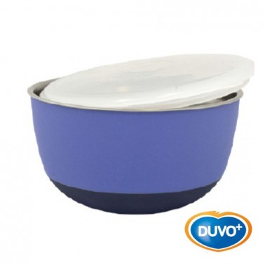 DUVO COMEDERO ACERO CON TAPA 19.5cm