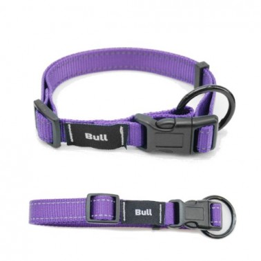 BULL COLLAR SEGURIDAD FLUOR MORADO T-1