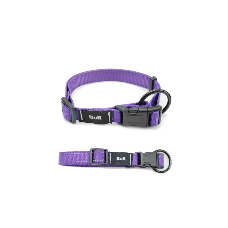 BULL COLLAR SEGURIDAD FLUOR MORADO T-2