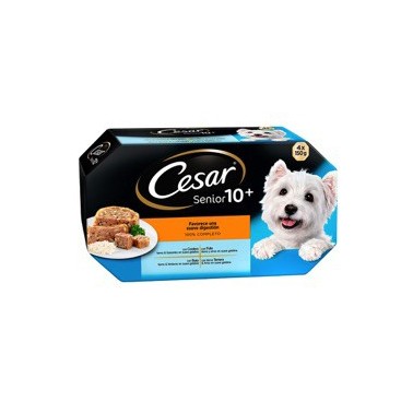 CESAR MULTIPACK PERRO SENIOR PACK DE 4 TARRINAS DE 100g