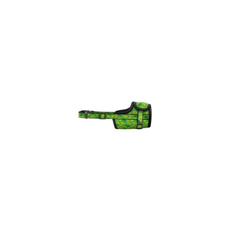 BOZAL NYLON WAUDOG AGUACATE T-1 14-20cm