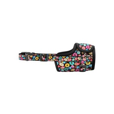 BOZAL NYLON WAUDOG CUADROS ROJOS T-3