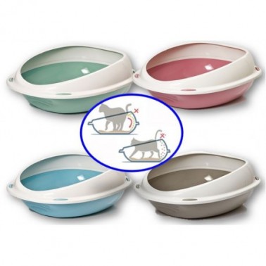 Bandeja Gato Clean Tray Ovalada Freedog 57x40x19cm