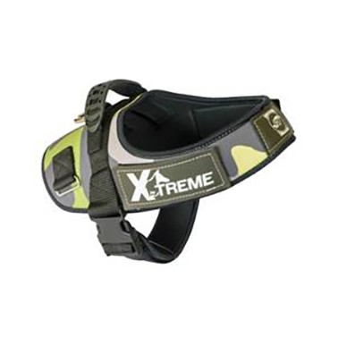 ARNÉS PERRO X-TREME CAMOUFLAGE VERDE TALLA XL 90cm CUELLO 75-110cm PECHO