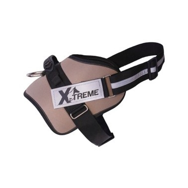 ARNÉS PERRO X-TREME PRO BEIGE TALLA XL 66-96cm CUELLO 84-105cm PECHO